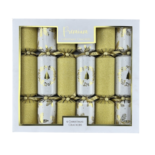 Custom 6 Luxury Christmas Crackers