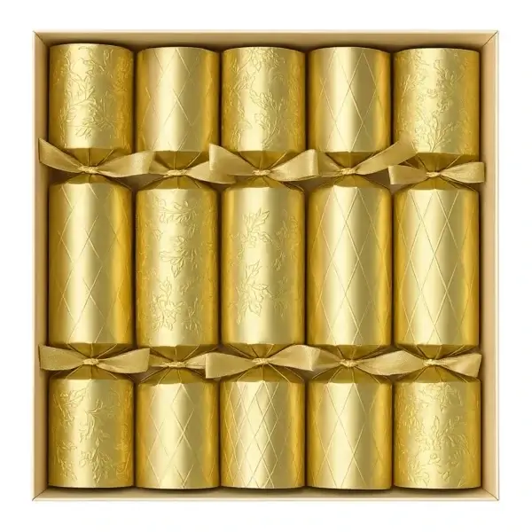 Gold Luxury Christmas Crackers
