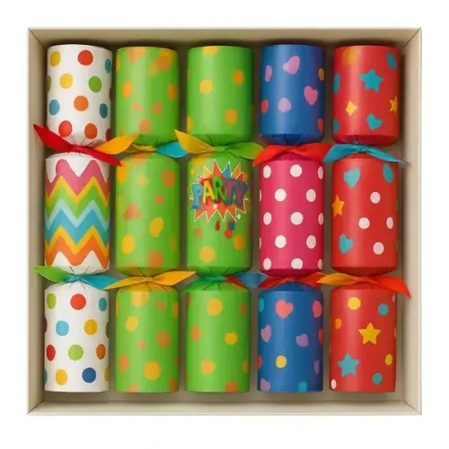 Colour Pop Party Crackers Image