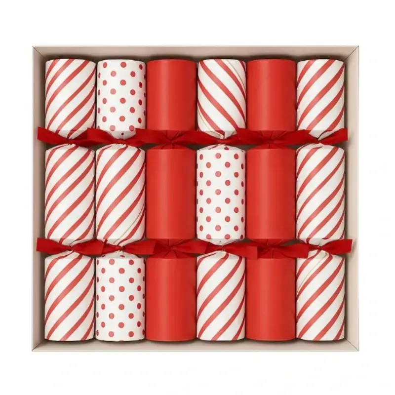 Red & White Traditional Crackers
