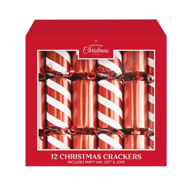 Red & White Traditional Crackers 3