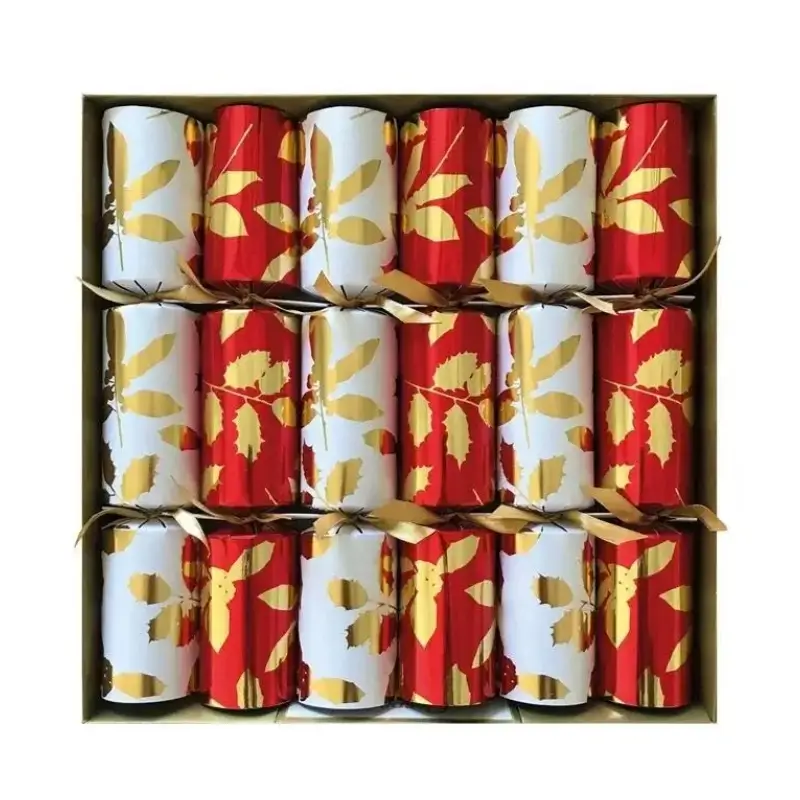 Red & White Traditional Crackers 4