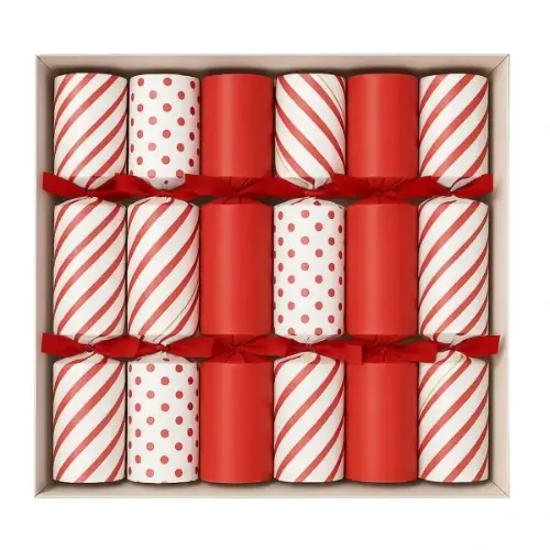 Red & White Traditional Crackers